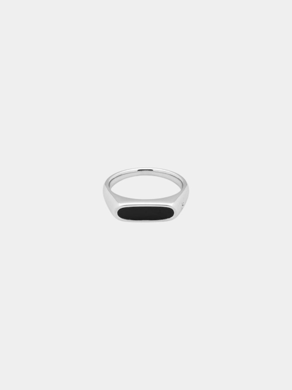 Bague Mario - Onyx noir