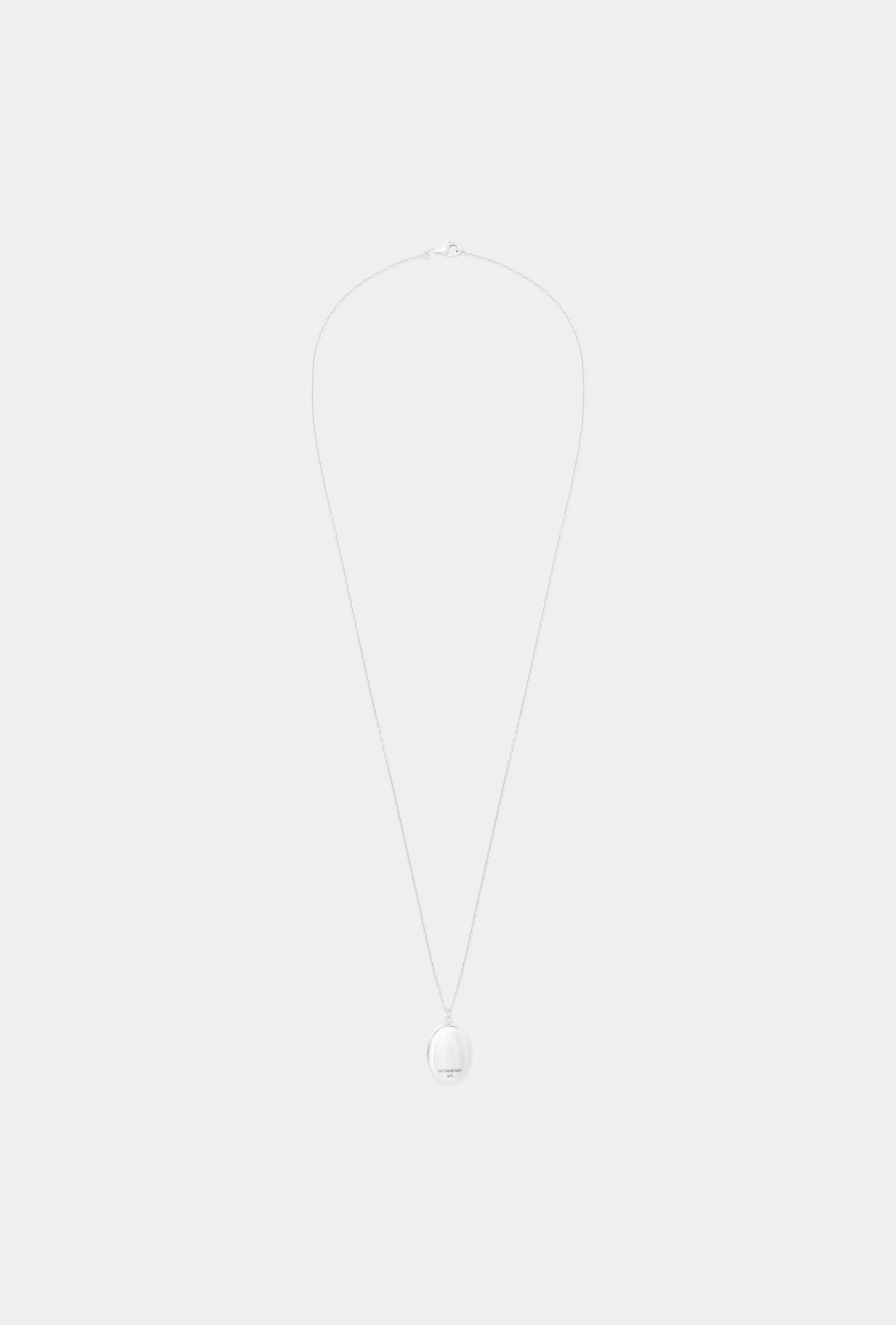Collier médaillon CLOSETOSKIN classique en argent sterling avec chaîne fine de 53 cm pour vos souvenirs précieux.