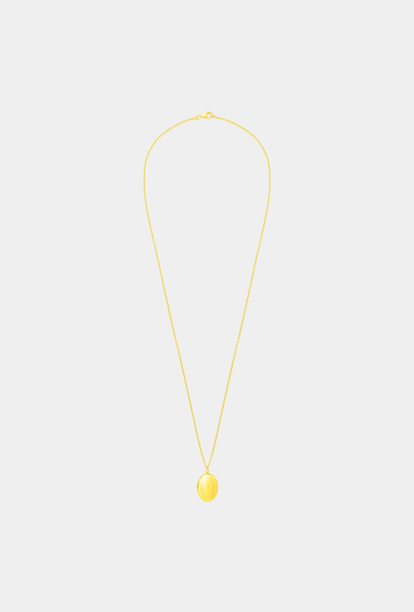 CLASSIC LOCKET NECKLACE - GOLD - 21"