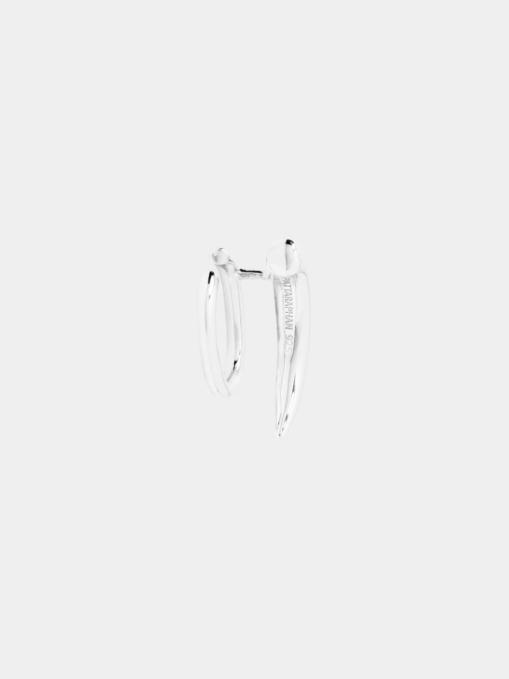 TUSK EAR CUFF - SILVER - SINGLE