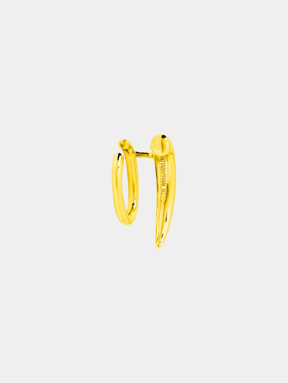 TUSK EAR CUFF - GOLD - SINGLE