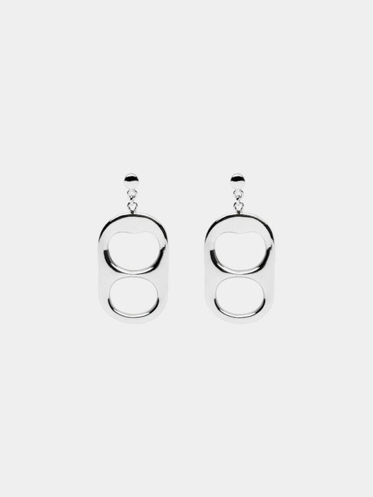 PRESSURIZED EARRING - SILVER - SINGLE