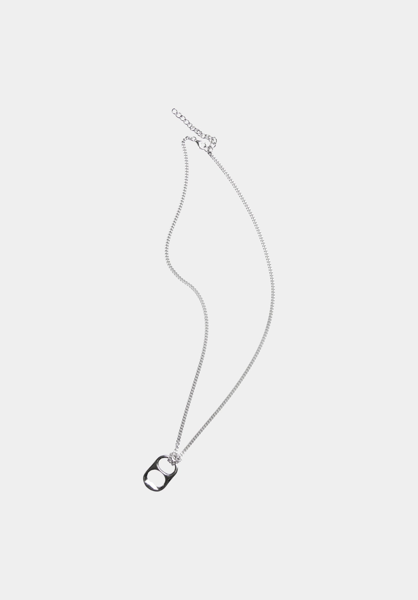 PRESSURE PENDANT NECKLACE - SILVER - 20"