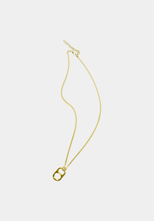 PRESSURE PENDANT NECKLACE - GOLD - 20"