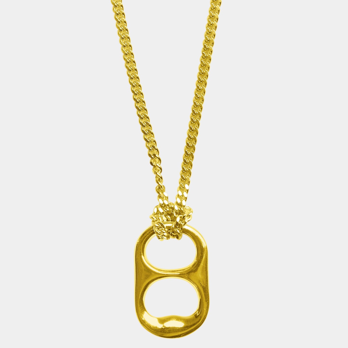PRESSURE PENDANT NECKLACE - GOLD - 20"