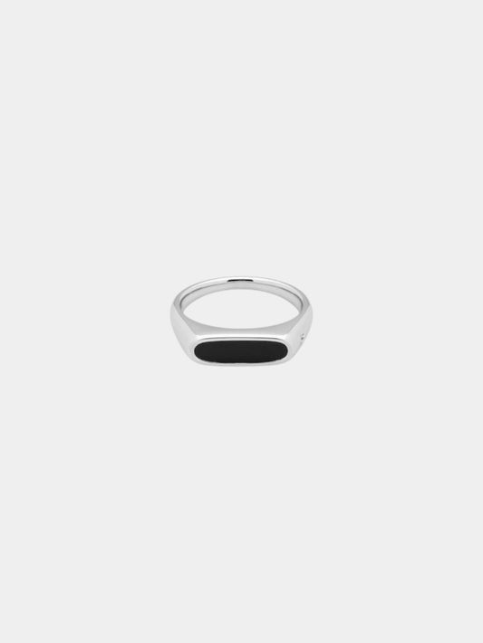 MARIO RING - BLACK ONYX