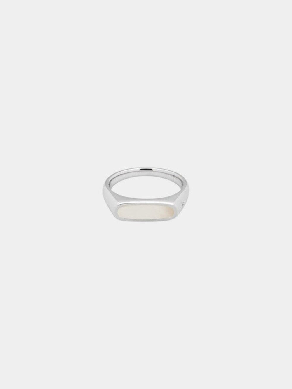 MARIO RING - WHITE MOP