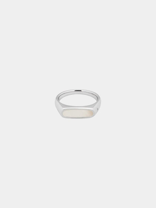 MARIO RING - WHITE MOP