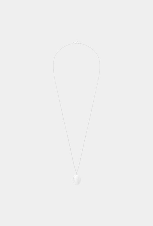 Collier médaillon CLOSETOSKIN classique en argent sterling avec une chaîne fine de 53 cm pour vos souvenirs.